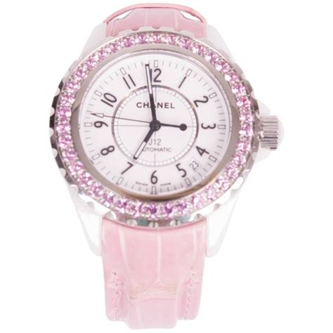 chanel pink leather watch|new Chanel set.